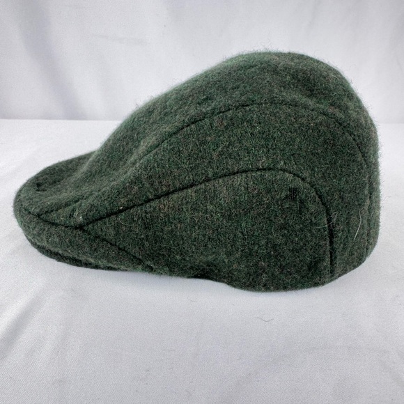 Kangol Green Wool Flat Cap - Picture 5 of 11